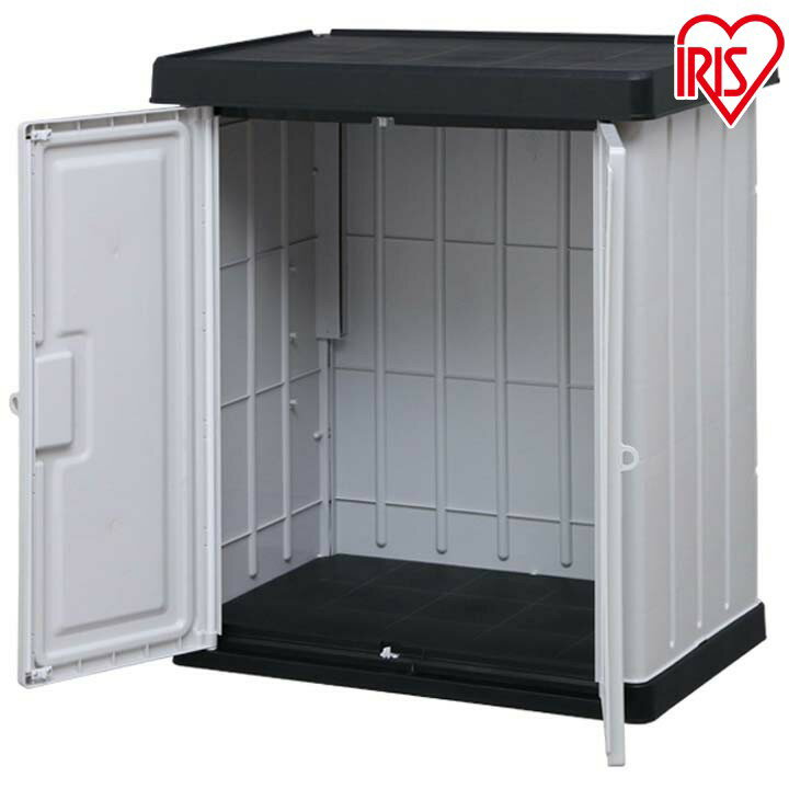 ホームロッカー 送料無料 HL850EK ブラック／グレーアイリスオーヤマ ホームロッカー 収納庫 屋外収納庫 物置 タイヤ保管 収納ボックス 収納ケース 農具 ガーデン用品収納 簡易ゴミ置き場 [cpir] iriscoupon