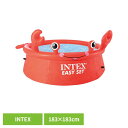 プール ビニールプール 子供用 家庭用プール インテックス INTEX インフレータブル 子ども用プール 子供用プール ファミリープール キッズプール 子供 水遊び 家庭用 庭 遊び 夏 ハッピークラブイージーセットプール 26100 *