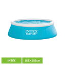 プール ビニールプール 子供用 家庭用プール インテックス INTEX インフレータブル 子ども用プール 子供用プール ファミリープール キッズプール 子供 水遊び 家庭用 庭 遊び 夏 イージーセットプール 28101 *