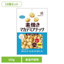 【10個】共立食品 素焼きマカデミアナッツ徳用 100gマカダミアナッツ 素焼き おつまみ ナッツ おやつ オーストラリア 無塩 焙煎 油不使用 そのまま 共立食品