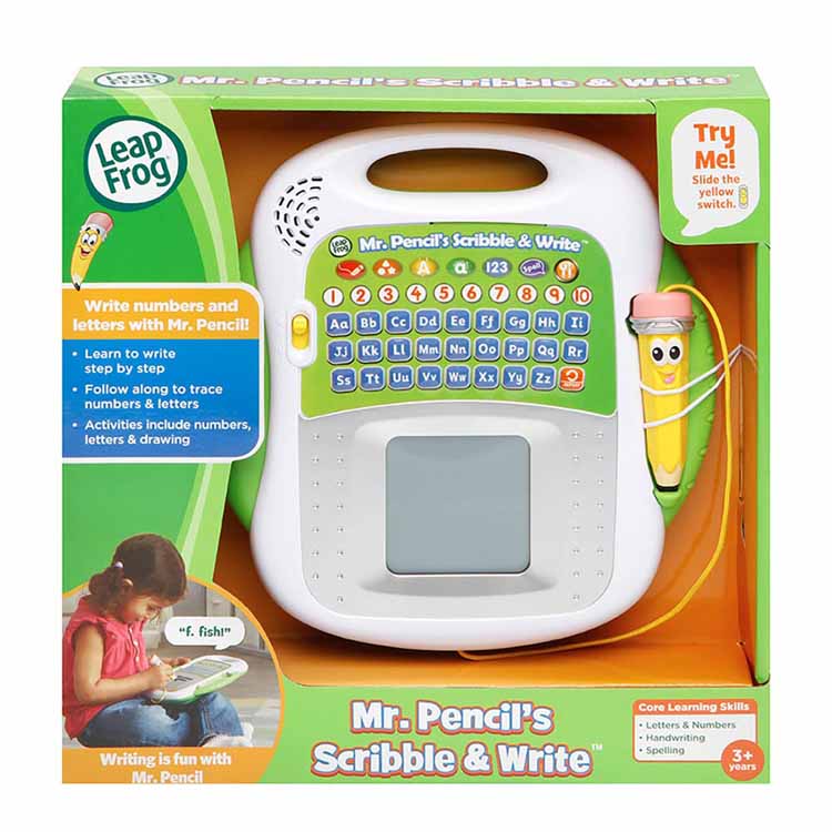 ミスターペンシルの英語落書きタブレット 3歳〜7歳 80-600800知育 英語 おもちゃ アルファベット 書き方 発音 ネイティブ 学習 VTech