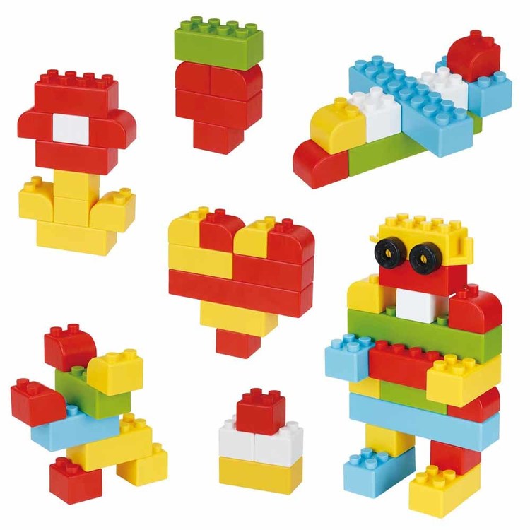 はじめてのブロックあそび　ボックス （増量版） OD-02Aカワダ はじめてのブロックあそび おおきなブロック ダイヤブロック ブロックあそび ボックス はじめて ブロック diablock 玩具 カワダ 3