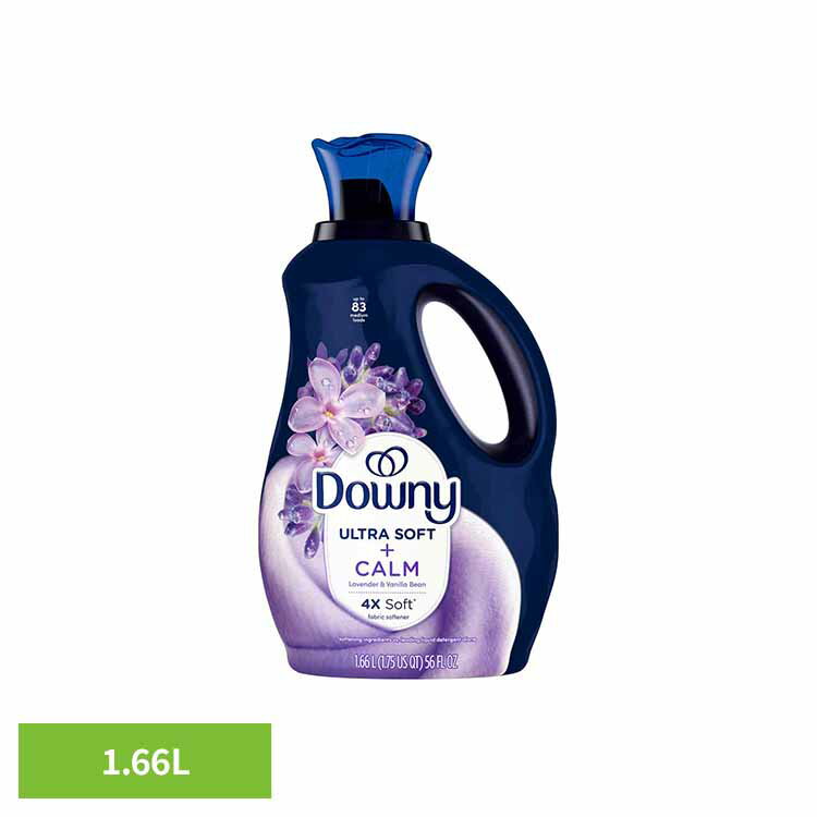 ダウニー ウルトラソフト カーム ラベンダー＆バニラビーン 1.66L ダウニー Downy ウルトラソフト 柔軟剤 大容量 マイクロカプセル 濃縮 部屋干し 匂い 消臭 P＆G 【B】