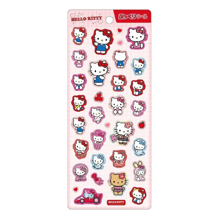 サンリオ ぷっくりシール ハローキティ サンリオ キティ シール ぷっくり 交換 可愛い 人気 インバウンド キャラクター