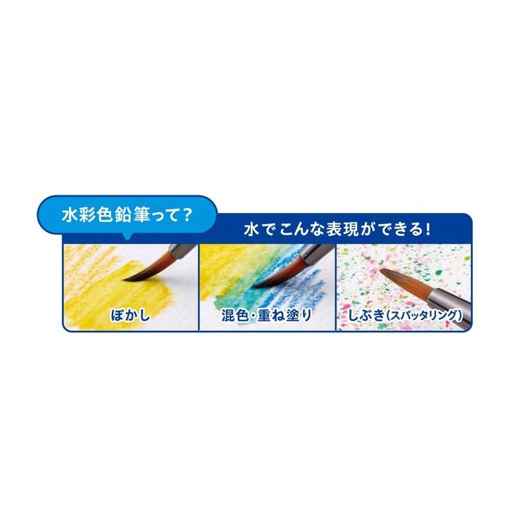 アートライン水彩色鉛筆　36色セット KCP-W36C/Hシヤチハタ アートライン 水彩色鉛筆 文房具 アートライン hobbytoy-10154466 And marche サンプル画像3