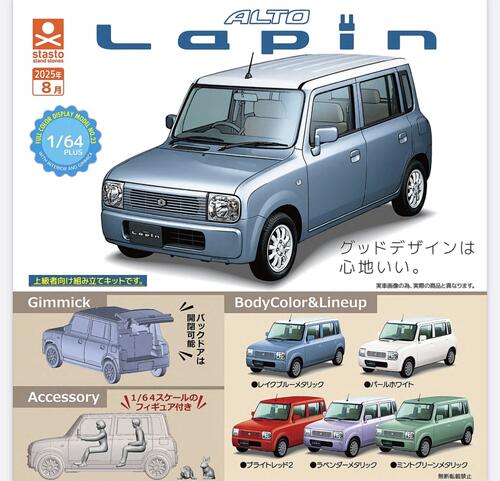 楽天市場】スズキ ラパン ミニカーの通販 楽天市場】スズキ ラパン ミニカーの通販