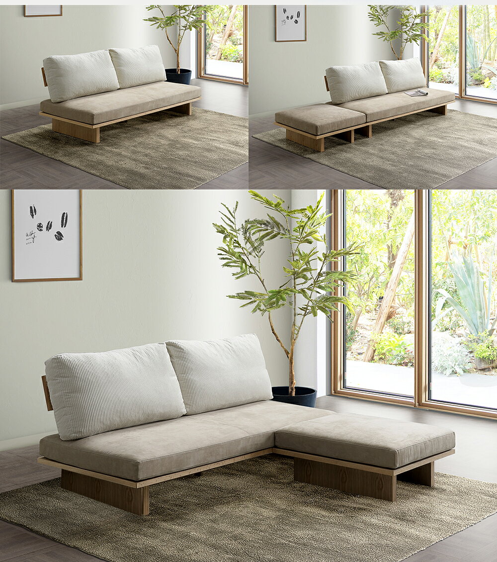 ★ポイント10倍19日20時から★ [自社製造/開梱設置送料無料/受注製作] SE 犬に強い ソファー ソファー 犬 ソファー 2人掛け ローソファ クッション2個付 幅180cm 国産 ソファ オットマン 犬 ソファ 国産ソファ 階段 大川家具 日本製 おしゃれ 北欧 [2]