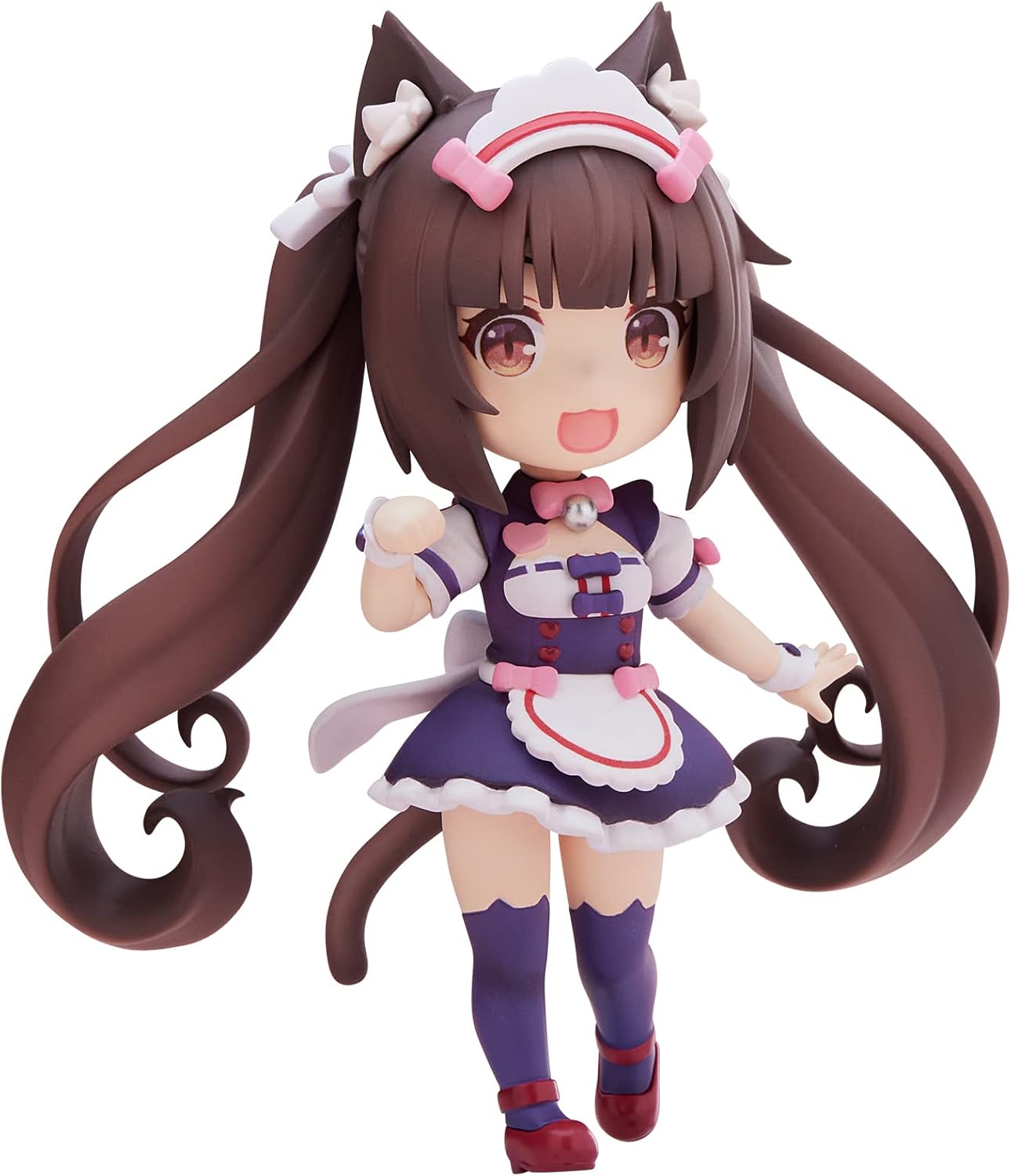 ピーエムオフィスエー(PLUM) ネコぱら ミニフィギュア100! (ひゃく!) ショコラ フィギュア 全高約100mm ノンスケール PVC製 塗装済み 完成品 PM38461
