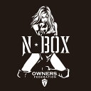 カッティングステッカー 400×300サイズ ホンダ(HONDA)N-BOX エヌボックス bondage 車 カー ステッカー アクセサリー シール ガラス[...