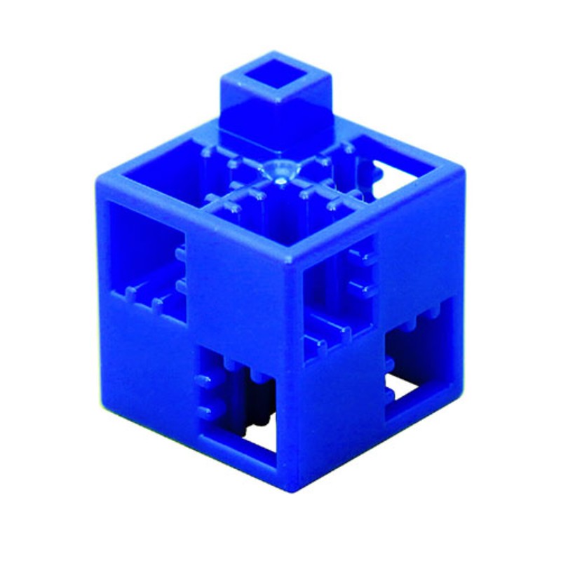 【24P×10セット】 ARTEC Artecブロック 基本四角 青 ATC77738X10 [▲][AS] 2