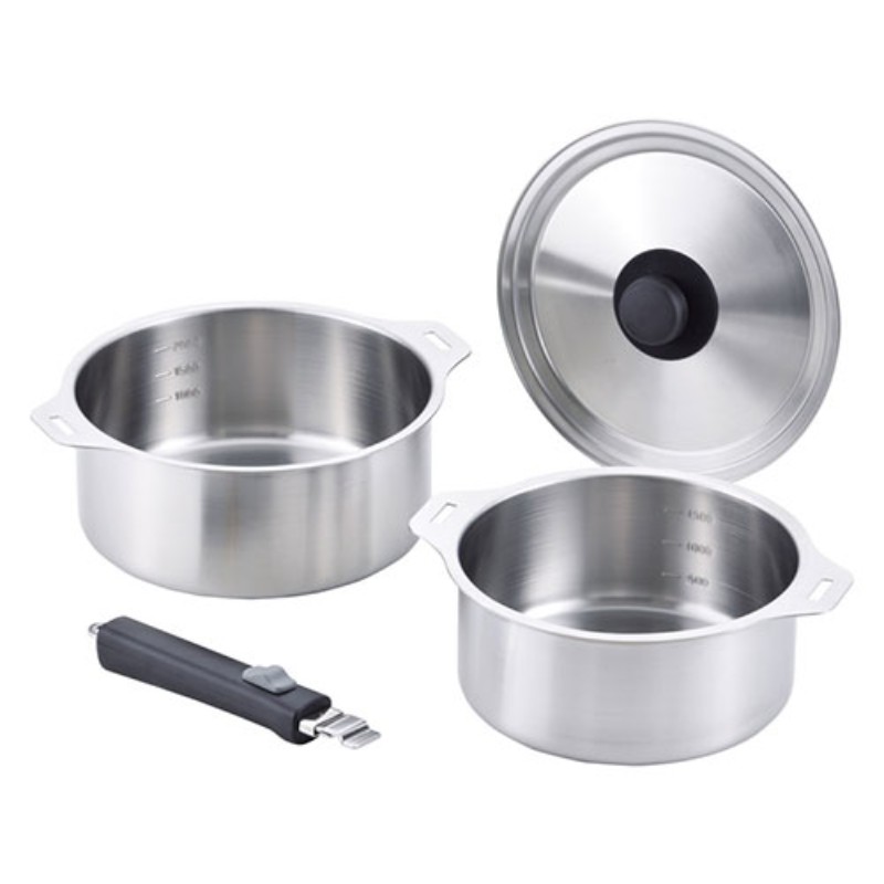 燕三 IH対応着脱式鍋 18・20cmセット 22302408 [▲][AS]