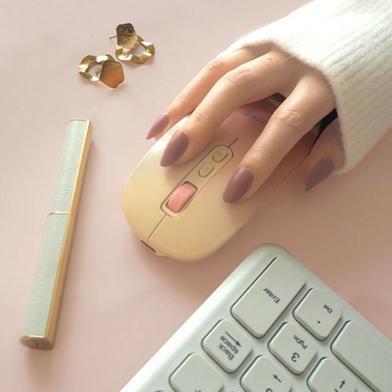 ビジネスハーモニー EGRET PrettiE おしゃれ且つ高機能の充電式ワイヤレスマウス 水柿 EM23-P2 [▲][AS]