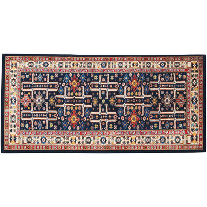 特長アンティークの手織り絨毯の有名なデザインを最新の技術で再現。ジャガード織機で織り上げた生地の上に、古典ペルシャ絨毯の産地「シルヴァン地方」に伝わる伝統的なデザインを美しいデジタルプリントで仕上げました。軽くて畳めてご自宅で洗えます。仕様メーカー型番:shirvanblu74155サイズ:74×155×0.5cm材質:ポリエステル60%、コットン30%、レーヨン10%本体重量:約1kg生産国:イタリア備考※メーカー取り寄せ商品となりますので、ご注文後の注文キャンセルはお承りできません。※メーカー取り寄せ商品となりますので、返品交換は一切お受けいたしかねます。ただし初期不良の場合でメーカーに在庫が確認できる場合は交換にて対応致します。※商品開梱後は組み立てやご使用の前に、コンディション・付属品類が揃っていることをご確認ください。 お客様の都合による返品・交換はお受けできませんので、ご注意ください。※掲載商品は、メーカー都合により予告無く仕様を変更（商品名やパッケージを含む）する場合があります。そのため、掲載内容（商品名・商品説明・商品画像等）はお届けする品物と異なる場合がございます。※メーカー取り寄せ商品となりますので、メーカー欠品の場合はご注文をキャンセルさせていただきます。あらかじめご了承ください。※取り寄せ品のため納期が前後する場合がございます。あらかじめご了承下さい。