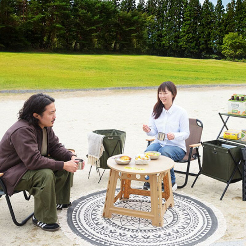 東谷 クラフタースツールL ブラック LFS-412BK アウトドア キャンプ [▲][AS] [3]