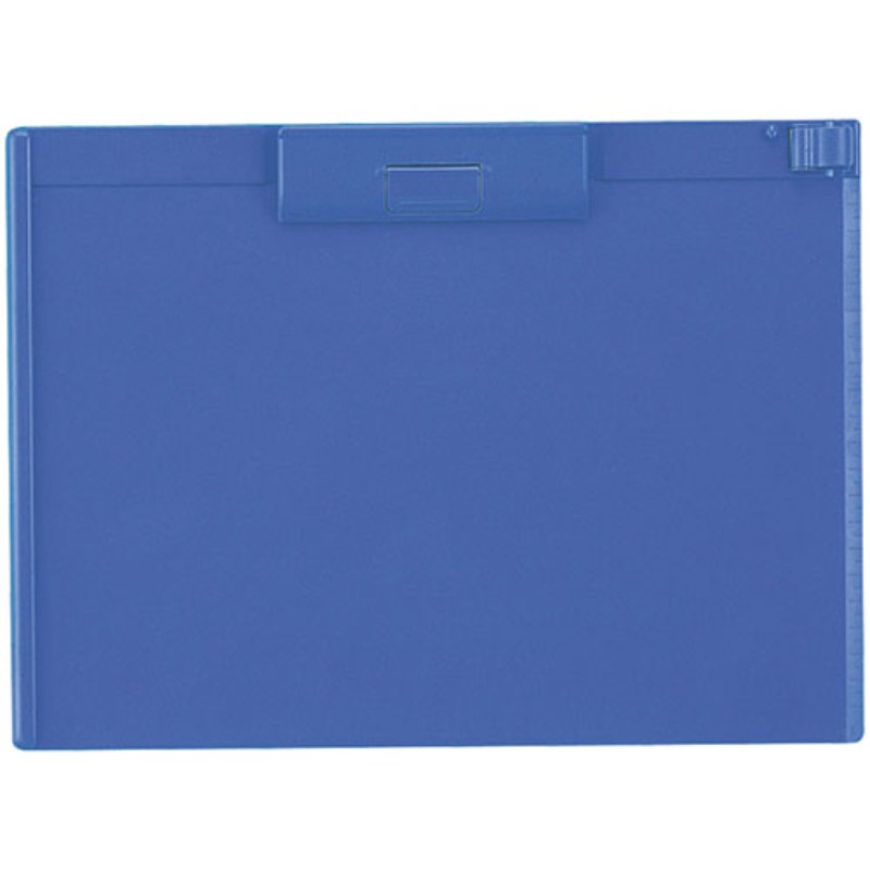 【5個セット】 LIHIT LAB. クリップボード A4S 青 A-987U-8-BLX5 オフィス用品 [▲][AS]
