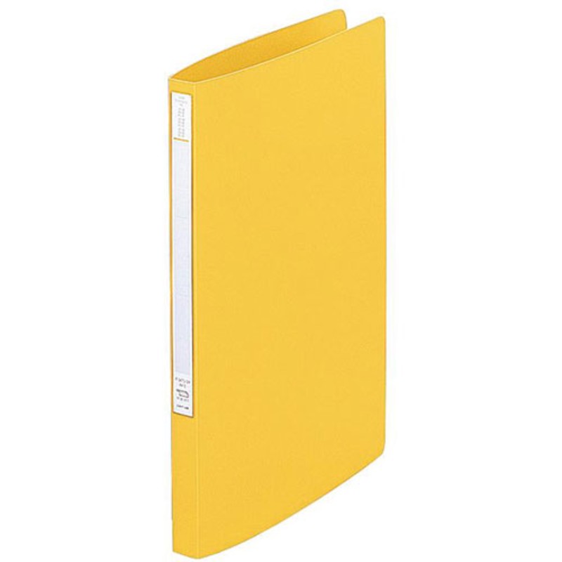 【10個セット】 LIHIT LAB. Avanti スーパーパンチレスファイル A4S 5黄 F-347U-5-YEX10 オフィス用品 [▲][AS]