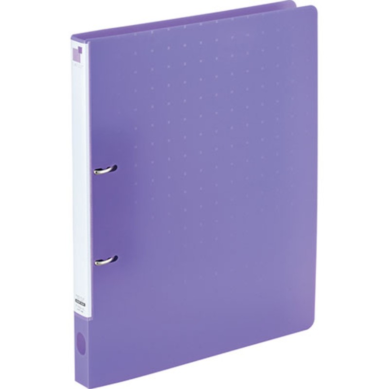 【10個セット】 LIHIT LAB. ツイストリングファイル スマートスリム A4 パープル F-7005-10-PUX10 オフィス用品 [▲][AS]