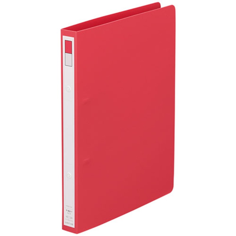【10個セット】 LIHIT LAB. P.P.リングファイル B5S 2穴 赤 F-862-1-RDX10 オフィス用品 [▲][AS]