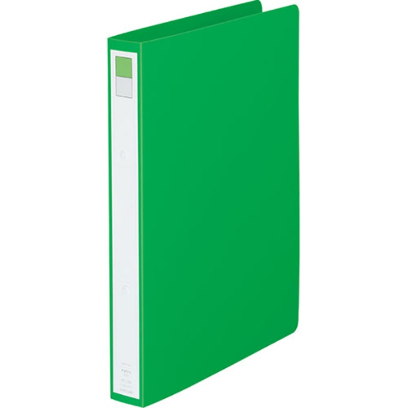 【5個セット】 LIHIT LAB. P.P.リングファイル A4S 2穴 黄緑 F-877-5-YGX5 オフィ...