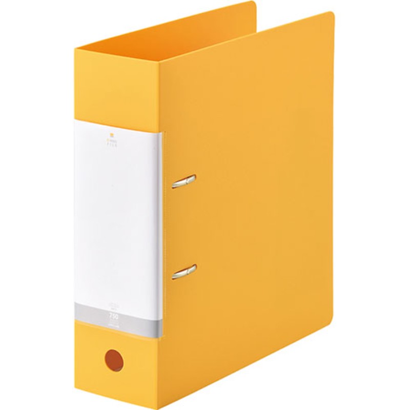 Other - 【5個セット】 LIHIT LAB. リクエスト D型リングファイル A4 黄 G2290-5-YEX5 オフィス用品 [▲][AS]