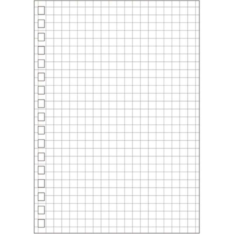 【20個セット】 LIHIT LAB. ツイストリングノート 専用リーフ 方眼罫 A6 N-1663SX20 オフィス用品 [▲][AS]