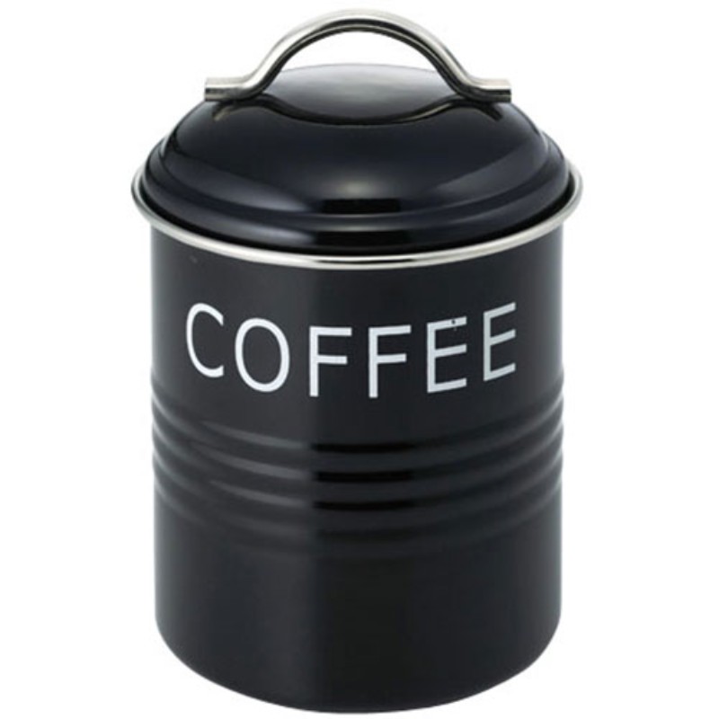 乐天商城 - 【5個セット】 佐藤金属興業 バーネット キャニスター COFFEE 黒 SALUS204415X5 保存容器 キッチン雑貨 [▲][AS]