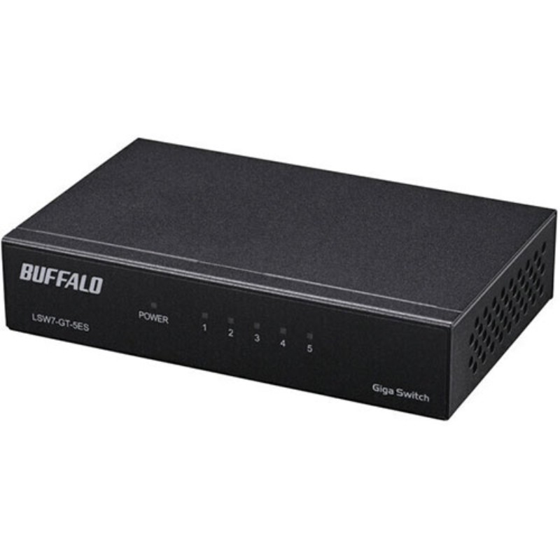 BUFFALO バッファロー スイッチングハブ LSW7-GT-5ES/BK [▲][AS]