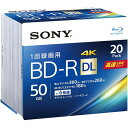 特長●ビデオ用ブルーレイディスク 1-6倍速 50GB さらにお得な 20枚パックBD-R一回録画 20枚のお買い得パック●ケース付き5mmケース仕様幅 : 142mm高さ : 125mm奥行 : 104mm重量 : 1100g備考※メーカー取り寄せ商品となりますので、ご注文後の注文キャンセルはお承りできません。※メーカー取り寄せ商品となりますので、返品交換は一切お受けいたしかねます。ただし初期不良の場合でメーカーに在庫が確認できる場合は交換にて対応致します。※商品開梱後は組み立てやご使用の前に、コンディション・付属品類が揃っていることをご確認ください。 お客様の都合による返品・交換はお受けできませんので、ご注意ください。※掲載商品は、メーカー都合により予告無く仕様を変更（商品名やパッケージを含む）する場合があります。そのため、掲載内容（商品名・商品説明・商品画像等）はお届けする品物と異なる場合がございます。※メーカー取り寄せ商品となりますので、メーカー欠品の場合はご注文をキャンセルさせていただきます。あらかじめご了承ください。※取り寄せ品のため納期が前後する場合がございます。あらかじめご了承下さい。