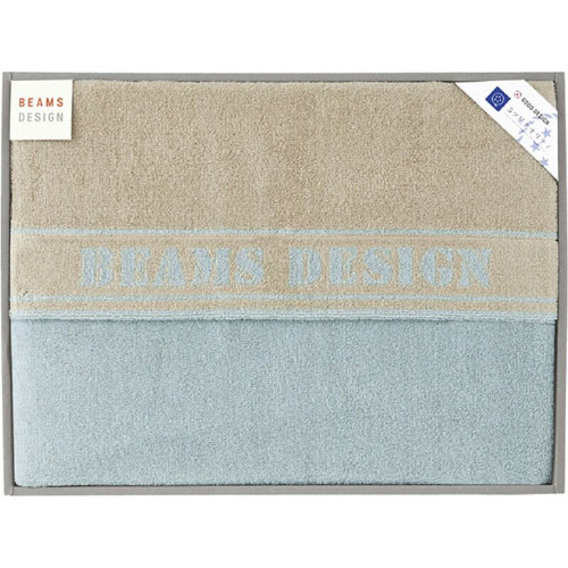 BEAMS DESIGN ベーシックライン タオルケット ベージュ C5092049 寝具 [▲][AS]