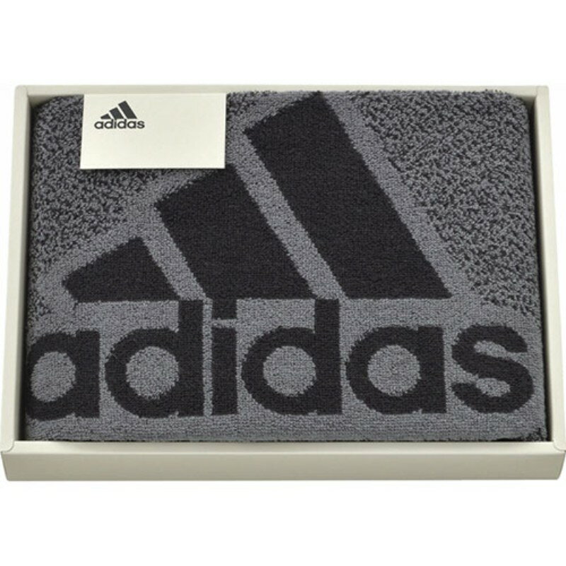 【5個セット】 アディダス コレクト フェイスタオル グレー B9055045X5 [▲][AS]
