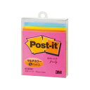 3M Post-it ポストイット ノート マルチカラー 3M-654MC [▲][AS]