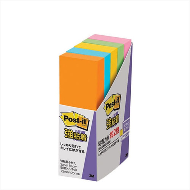3M Post-it ݥȥå Ǵ դ 5ĥѥå 3M-500-5SSAN [][AS]