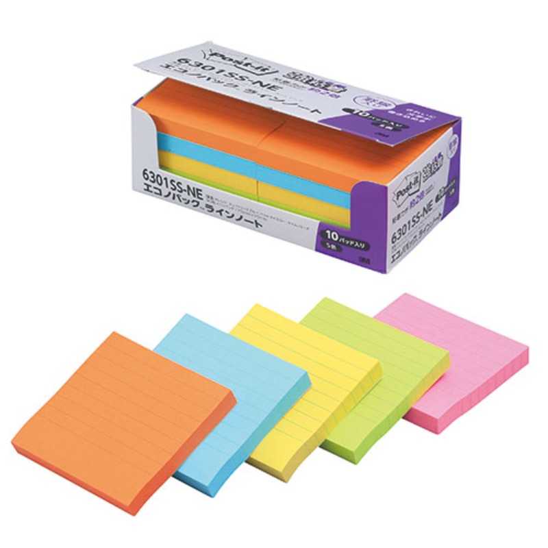 3M Post-it ݥȥå Ǵ奨Υѥå 饤Ρ 5 3M-6301SS-NE [][AS]