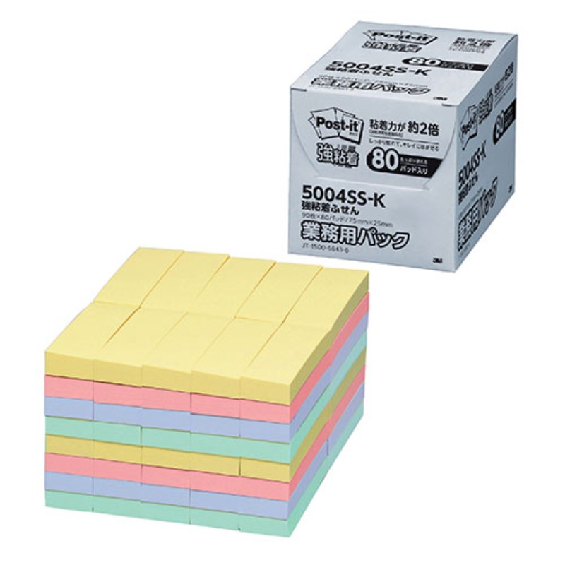 3M Post-it ݥȥå Ǵդ ѥƥ륫顼 ̳ 4 3M-5004SS-K [][AS]