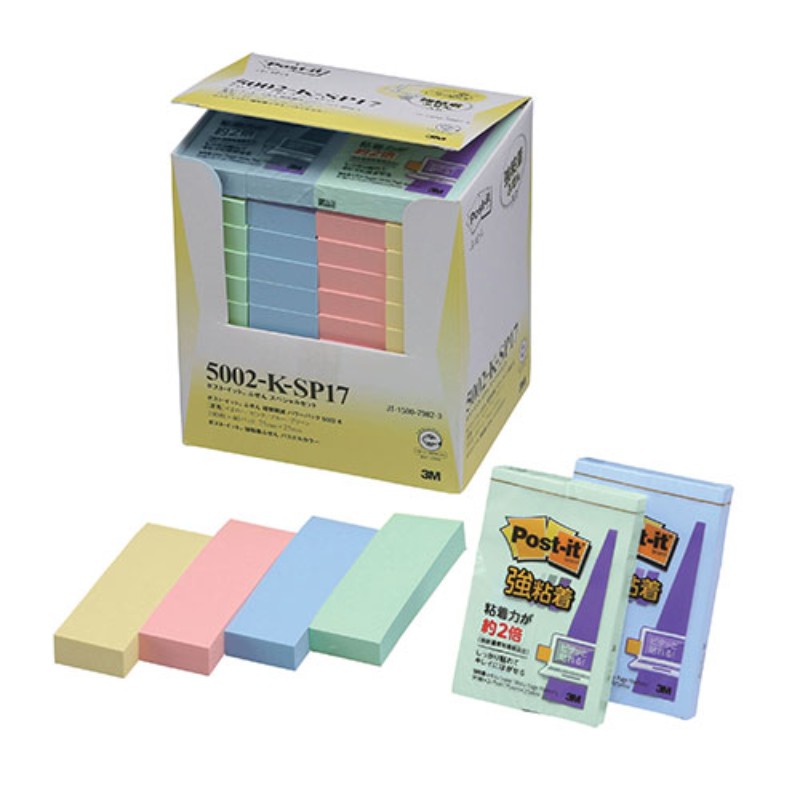 3M Post-it ݥȥå դ ڥ륻å 3M-5002-K-SP17 [][AS]
