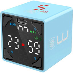 llano TickTime Cube 楽しく時間管理ができるポモドーロタイマー ブルー TK1-SB1 [▲][AS]