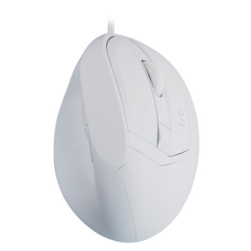 特長人間工学(エルゴノミクス)に基づいて設計大胆な角度で手首のねじれを軽減、傾斜角度50°面倒な設定不要。USBコネクタを PCに挿すだけでご使用いただけます。Web閲覧に便利な進む、戻るボタン搭載*1。読み取り能力の高いBlueLEDセン...