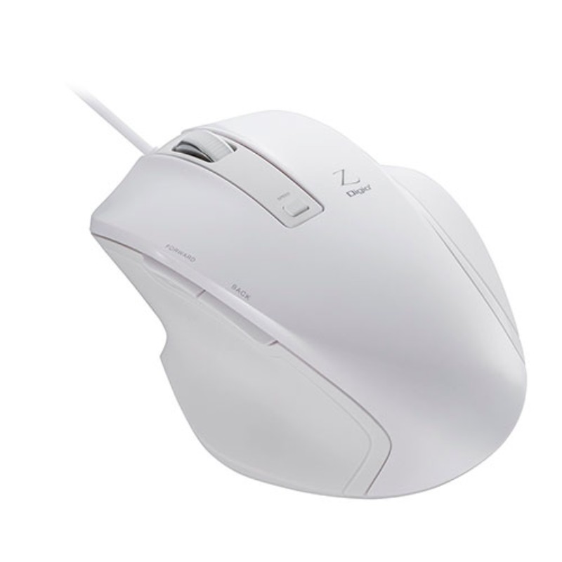 Digio �ǥ��� ͭ��5�ܥ���BlueLED�ޥ��� �ۥ磻�� MUS-UKF130W [��][AS]