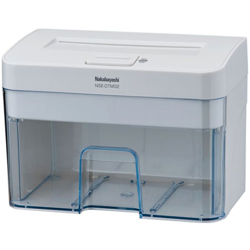 ナカバヤシ パーソナルシュレッダ デスクトップ ライトグレー NSE-DTM02LG [▲][AS]