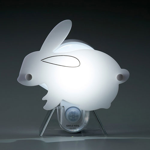 スマイルキッズ ウォールセンサーライト うさぎ ASL-3308US [▲][AS]
