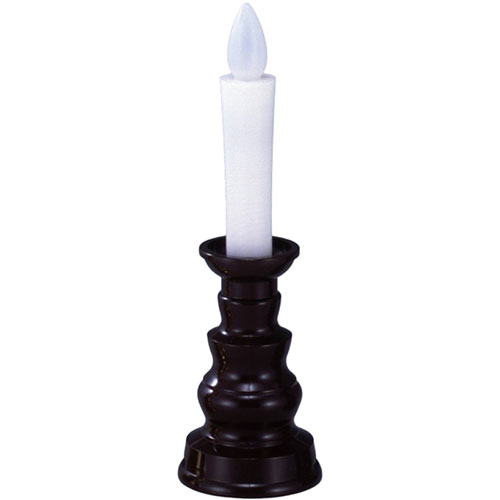 スマイルキッズ 燭台付安心のろうそく(小) ブラウン ARO-4202NDB [▲][AS]