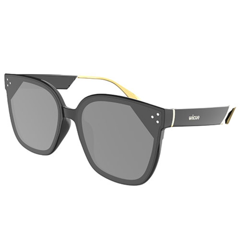 wicue スライド式調光サングラス VALENTINE ボストンタイプ ブラック VR3043 [▲][AS]