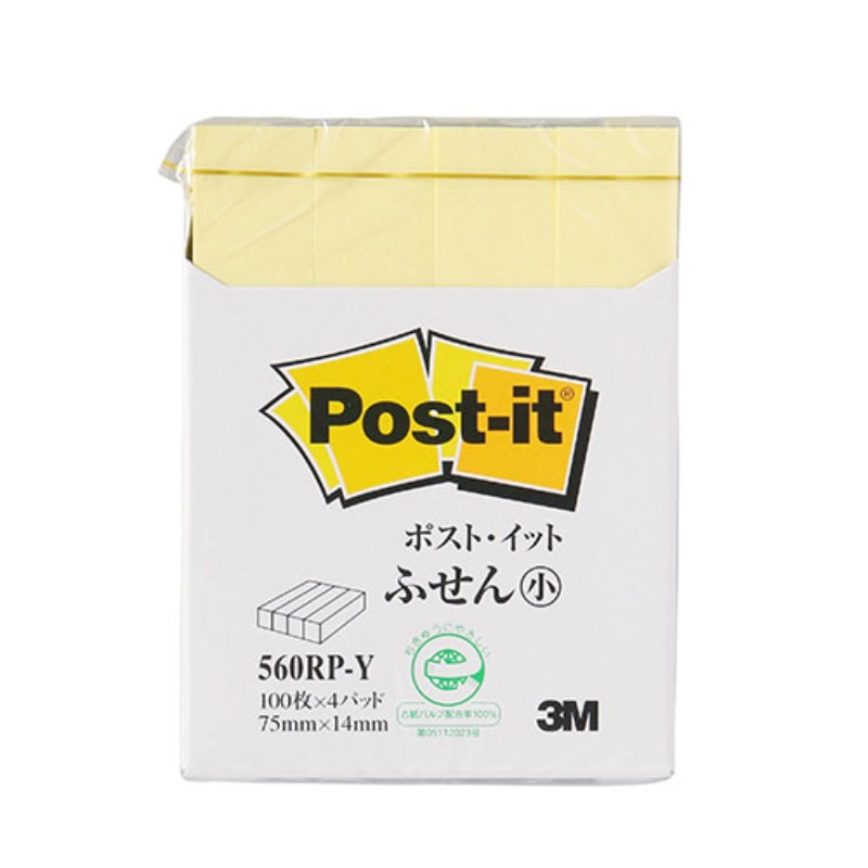 3M Post-it ݥȥå  դ  3M-560RP-Y [][AS]