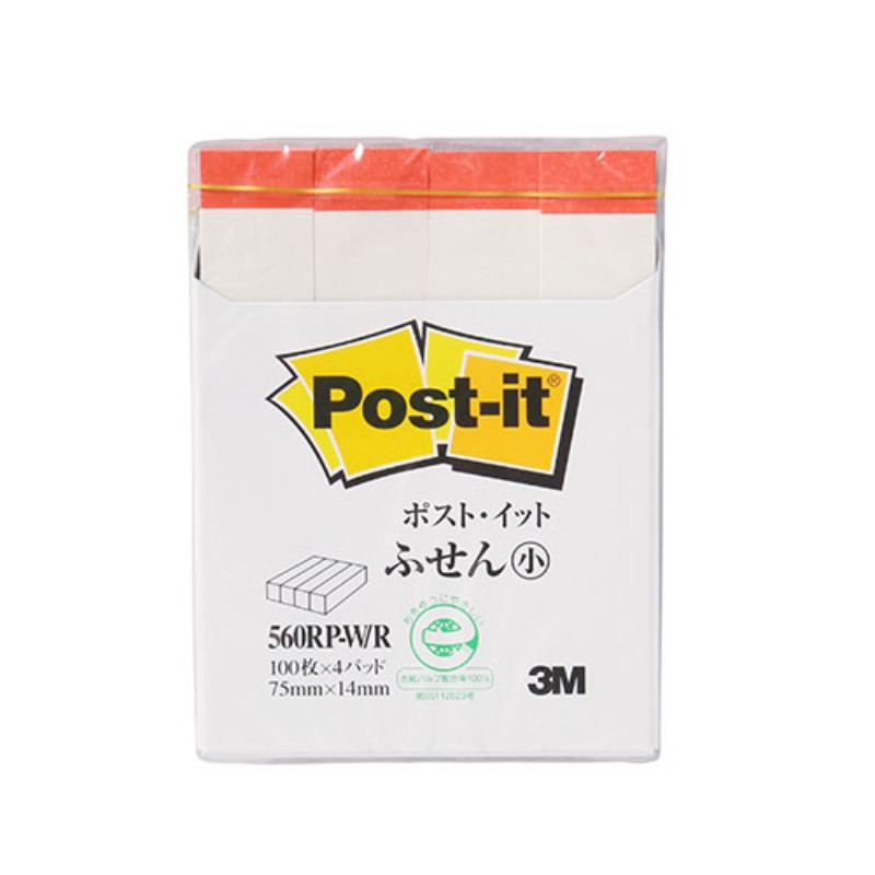3M Post-it ݥȥå  դ ۥ磻 3M-560RP-W/R [][AS]