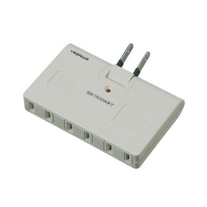 YAZAWA 雷ガード付アンダータップ Y02UK300WH [▲][AS]