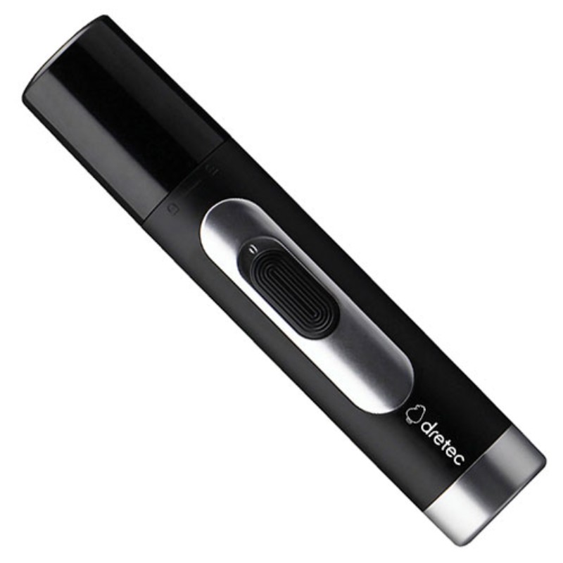 DRETEC ドリテック Refleu マユコーム付マルチシェーバー ブラック 2.9×2.9×14.2cm B1083618 [▲][AS]