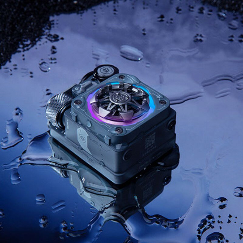 Muzen Cyber Cube Premium Bluetoothスピーカー 宇宙船をイメージしたサイバーパン...