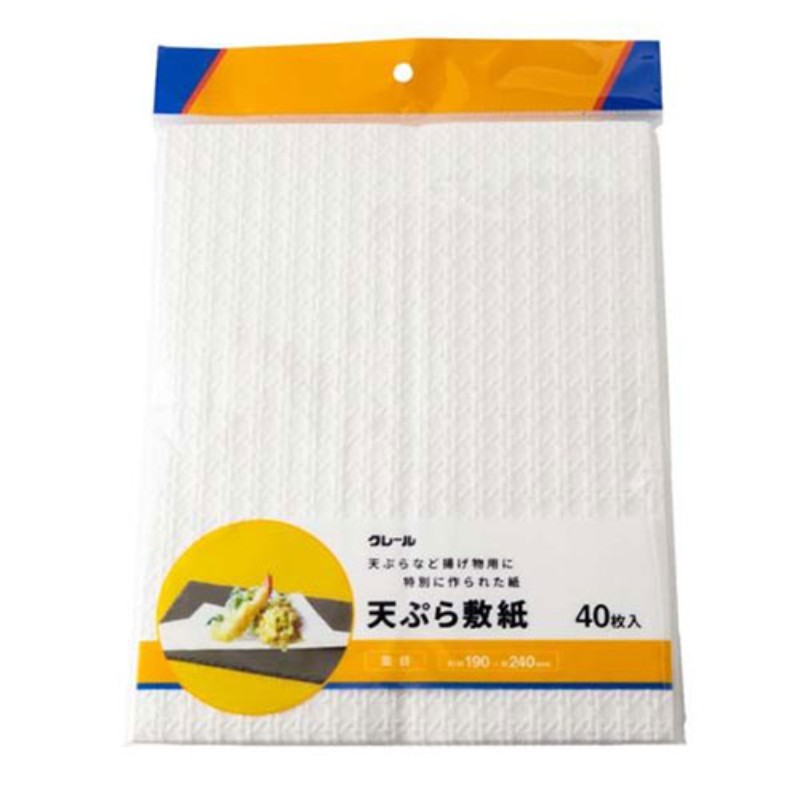 【10セット】 アサヒ興洋 クレール 天ぷら敷紙籠目 40枚入 MMT50119X10 [▲][AS]