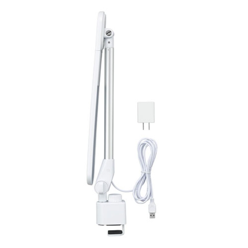 【3個セット】 YAZAWA 調光調色伸縮LEDアームライト CCL08C01WHX3 照明器具 [▲][AS]