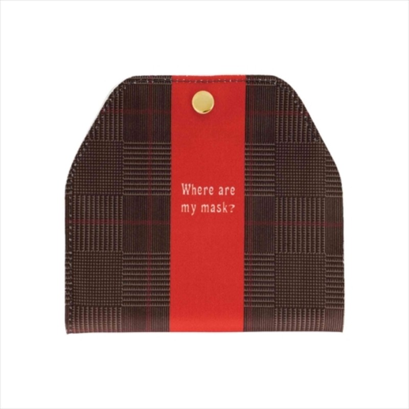 楽天ホビナビ 楽天市場店マスクケース マスクホルダー マスク ポーチ 収納 保管 抗菌 防臭 清潔 男女兼用 2つ折り コンパクト 食事 会話 0090amc-103-02 [▲][AS]